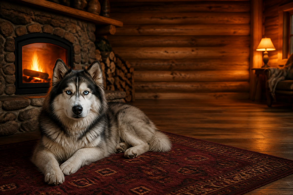 PetVibe — hond bij de haard