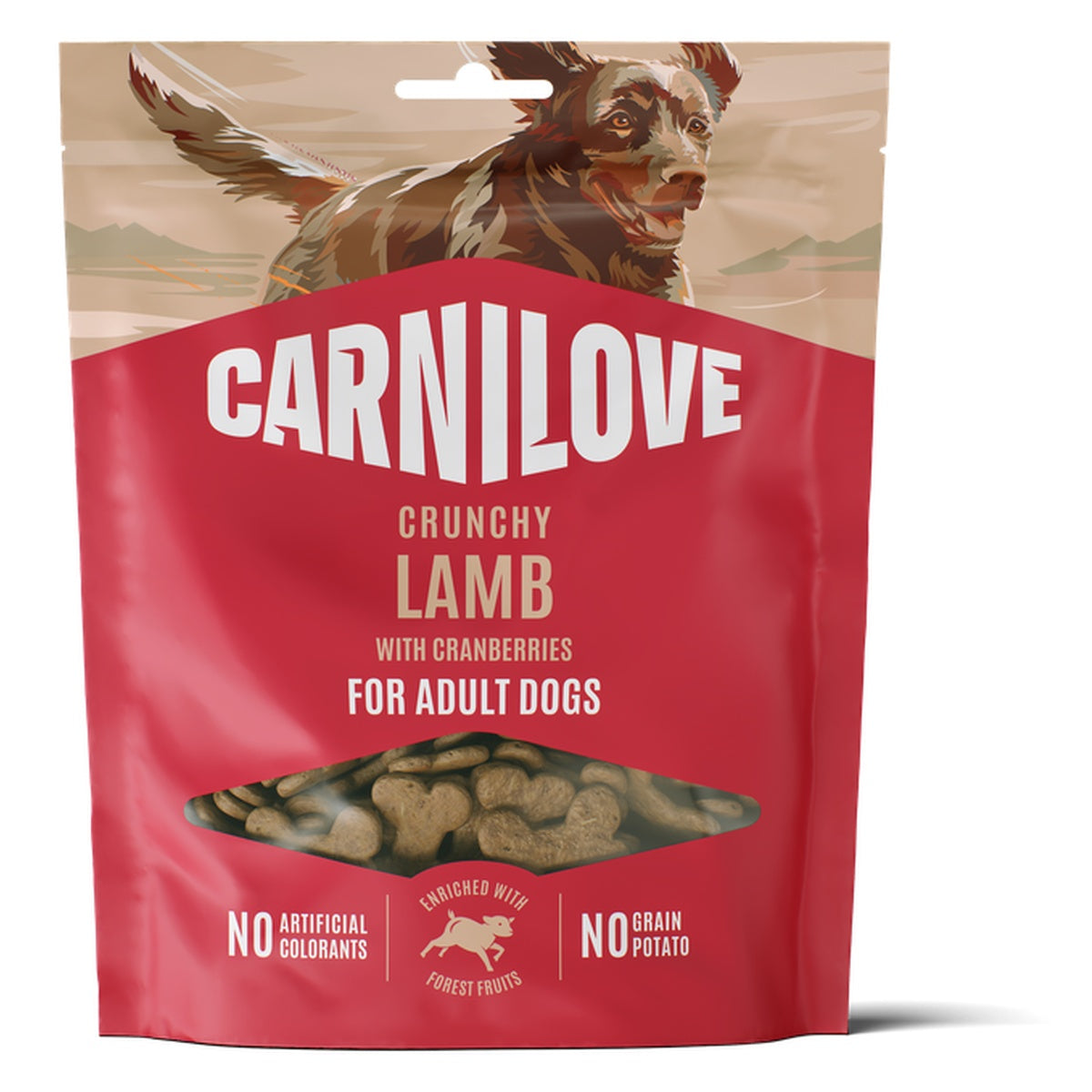 Carnilove Crunchy snack lam met cranberry 200 g