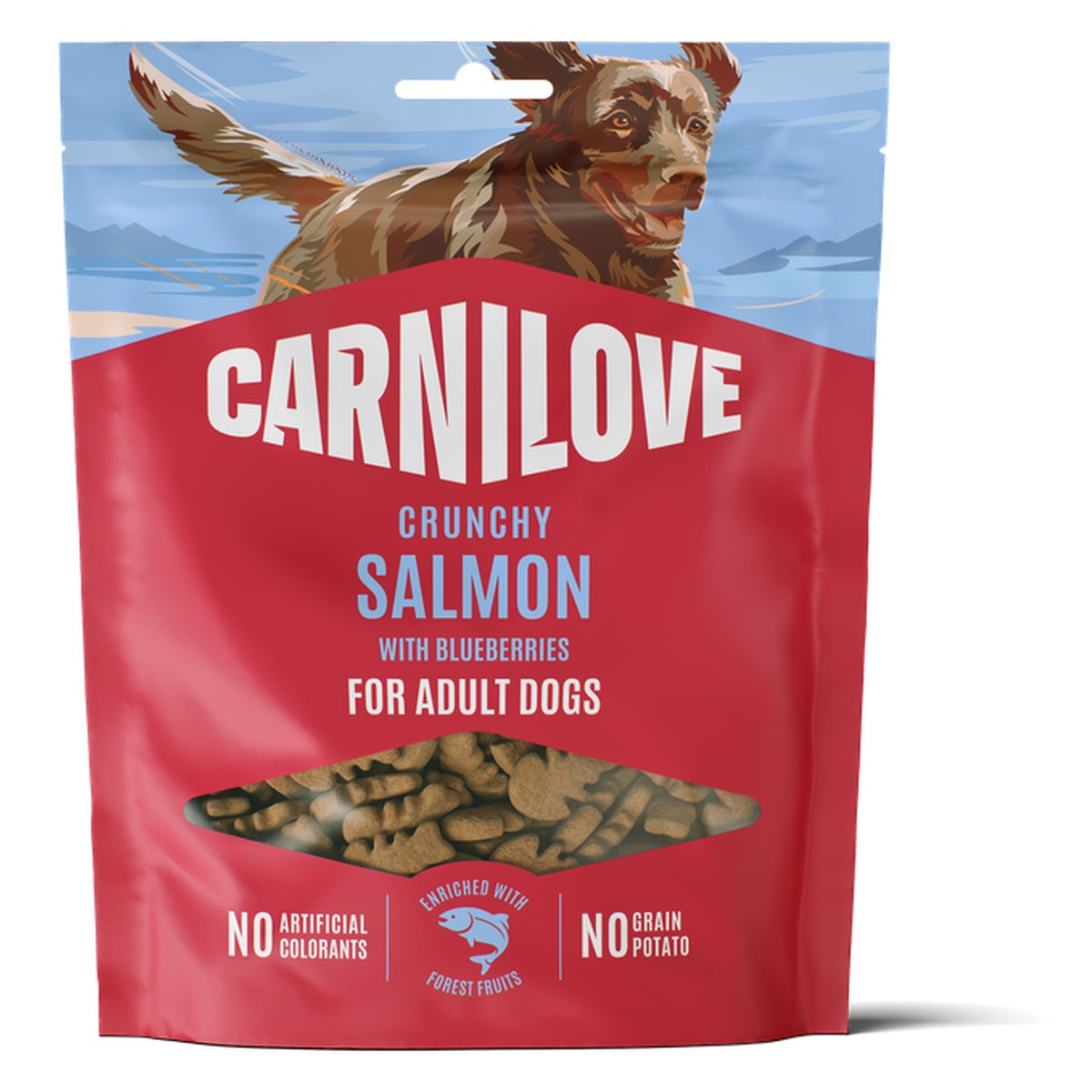 Carnilove Crunchy snack zalm met Blueberries 200 g