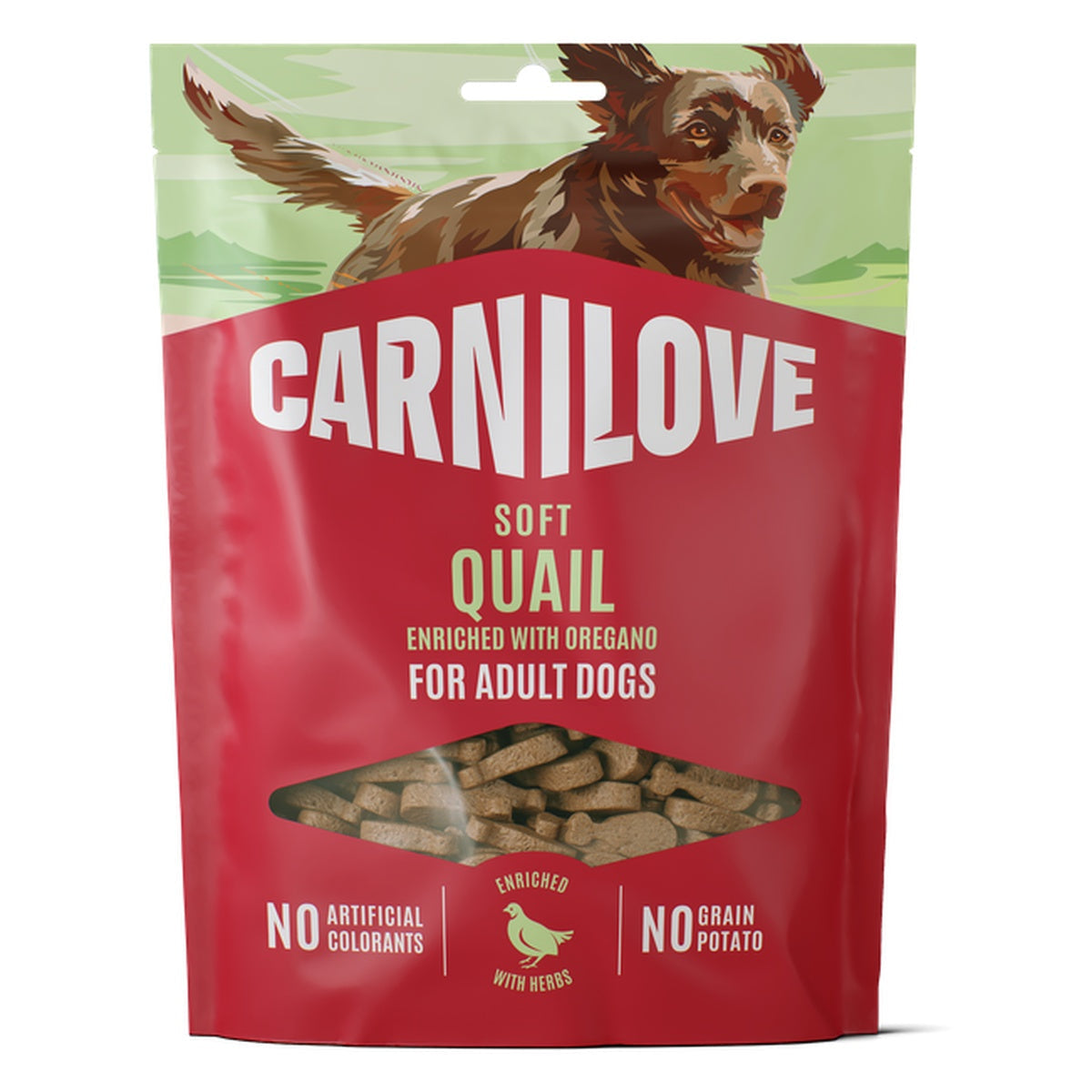 Carnilove Soft snack kwartel met oregano 200 g