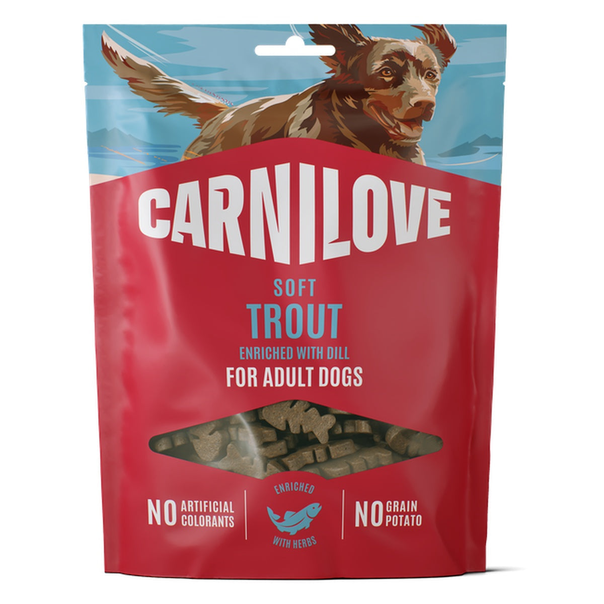 Carnilove Soft snack forel met dille 200 g