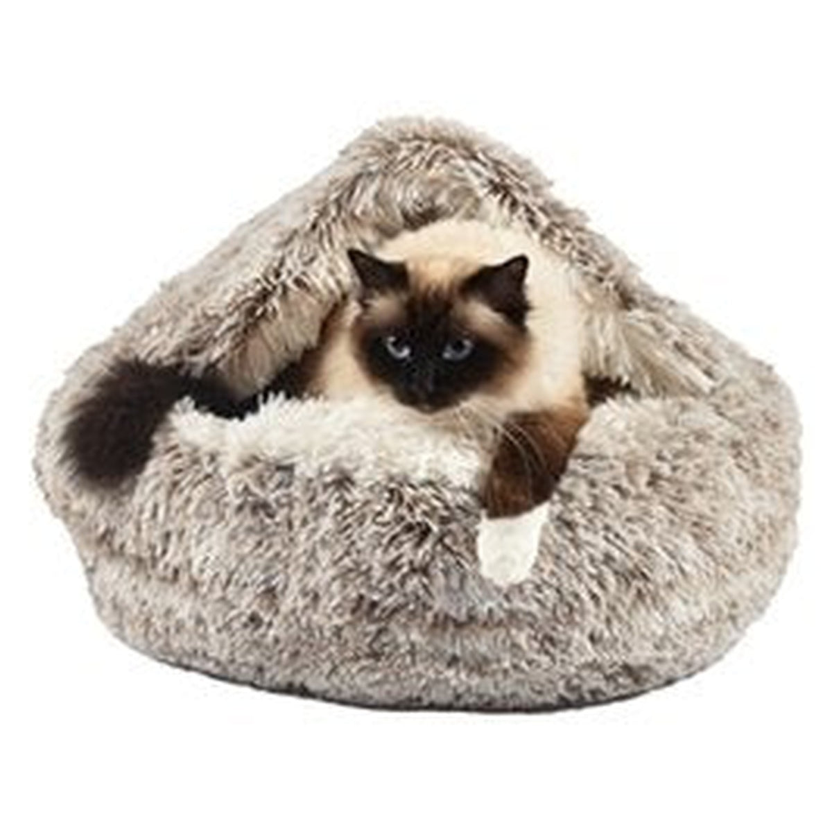 KATTENMAND IGLO BEIGE/WIT 50X35CM