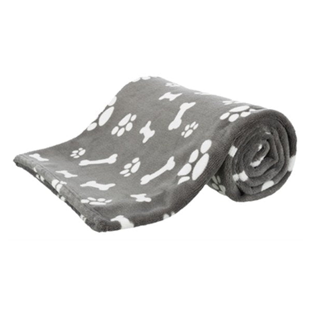 FLEECE DEKEN KENNY GRIJS 150X100CM