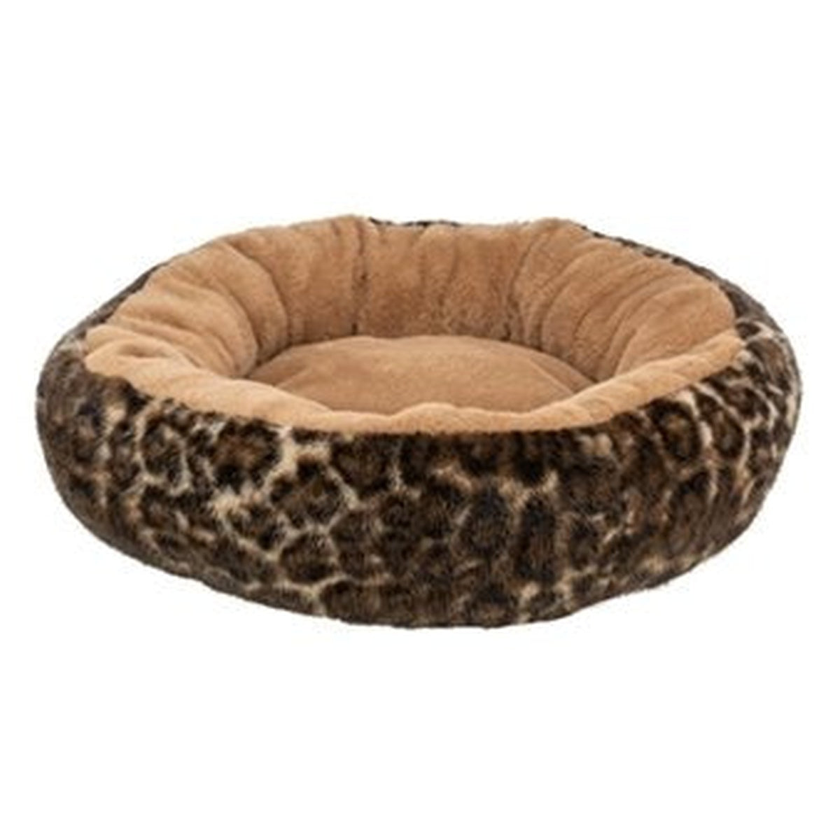 MAND LEO ROND BRUIN/PANTERPR 50CM