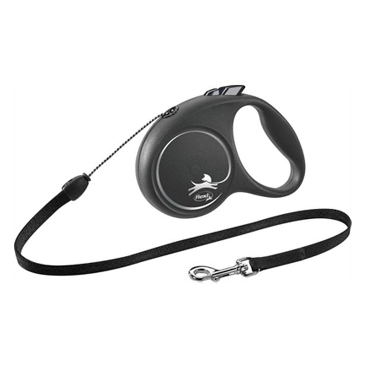 FLEXI BLACK DESIGN CORD ZWART S 5M