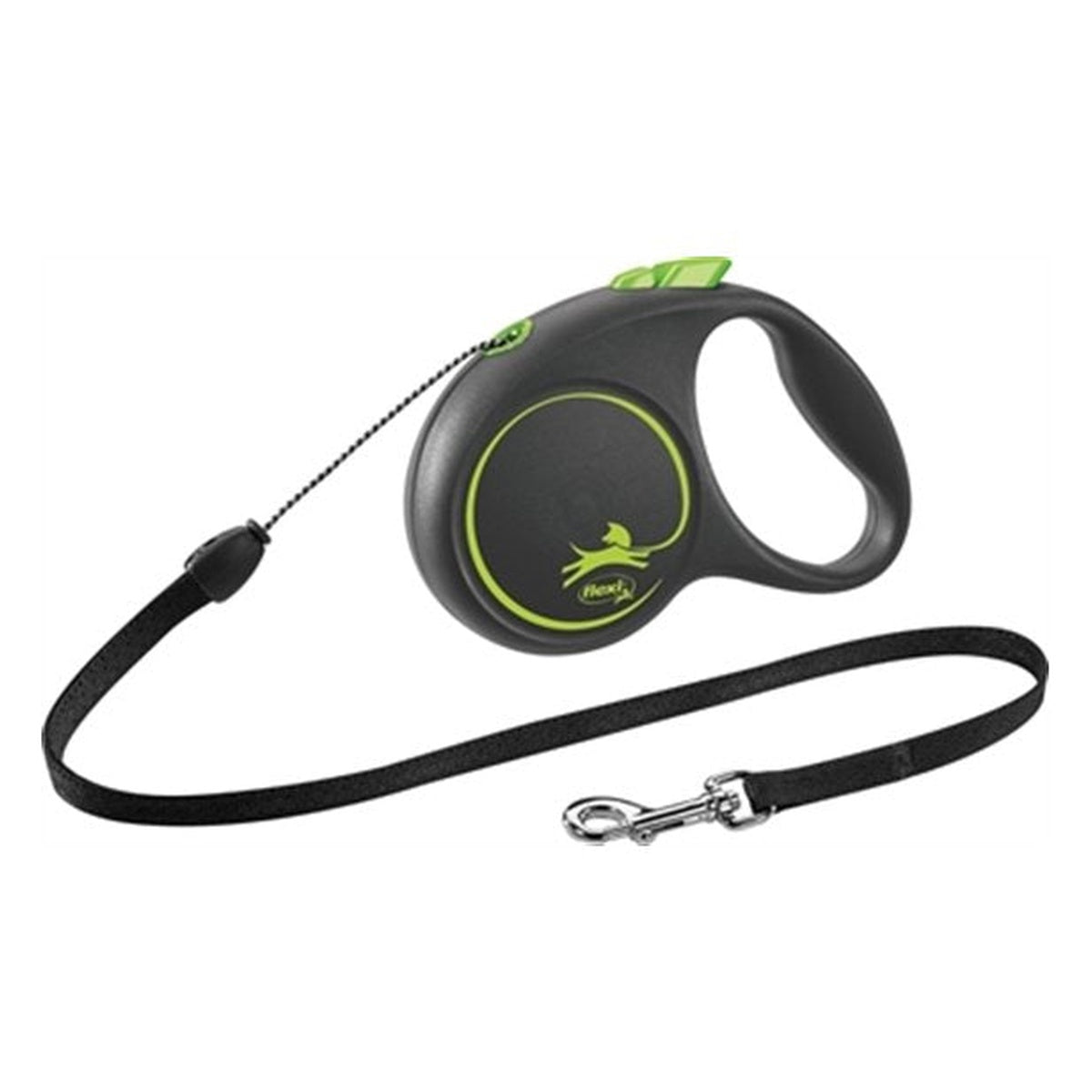 FLEXI BLACK DESIGN CORD GROEN S 5M