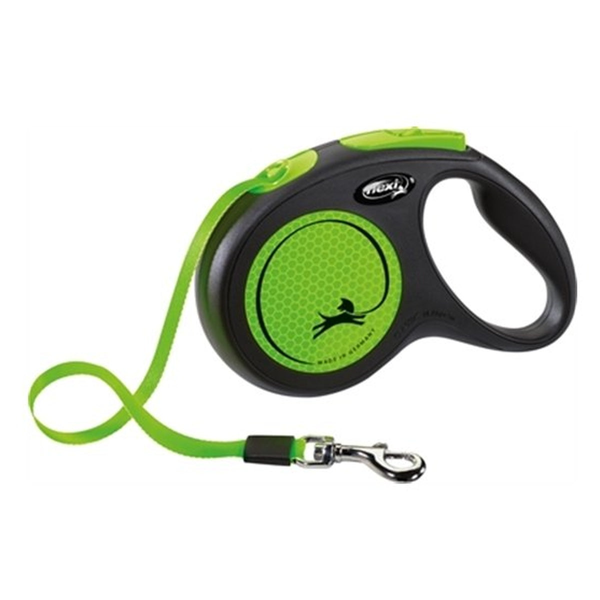 FLEXI NEW NEON TAPE ZW/GROEN M 5MTR