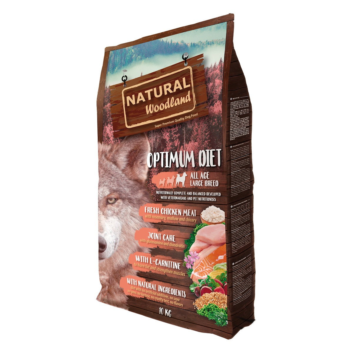 NW OPTIMUM LARGE BREED DIET 10KG