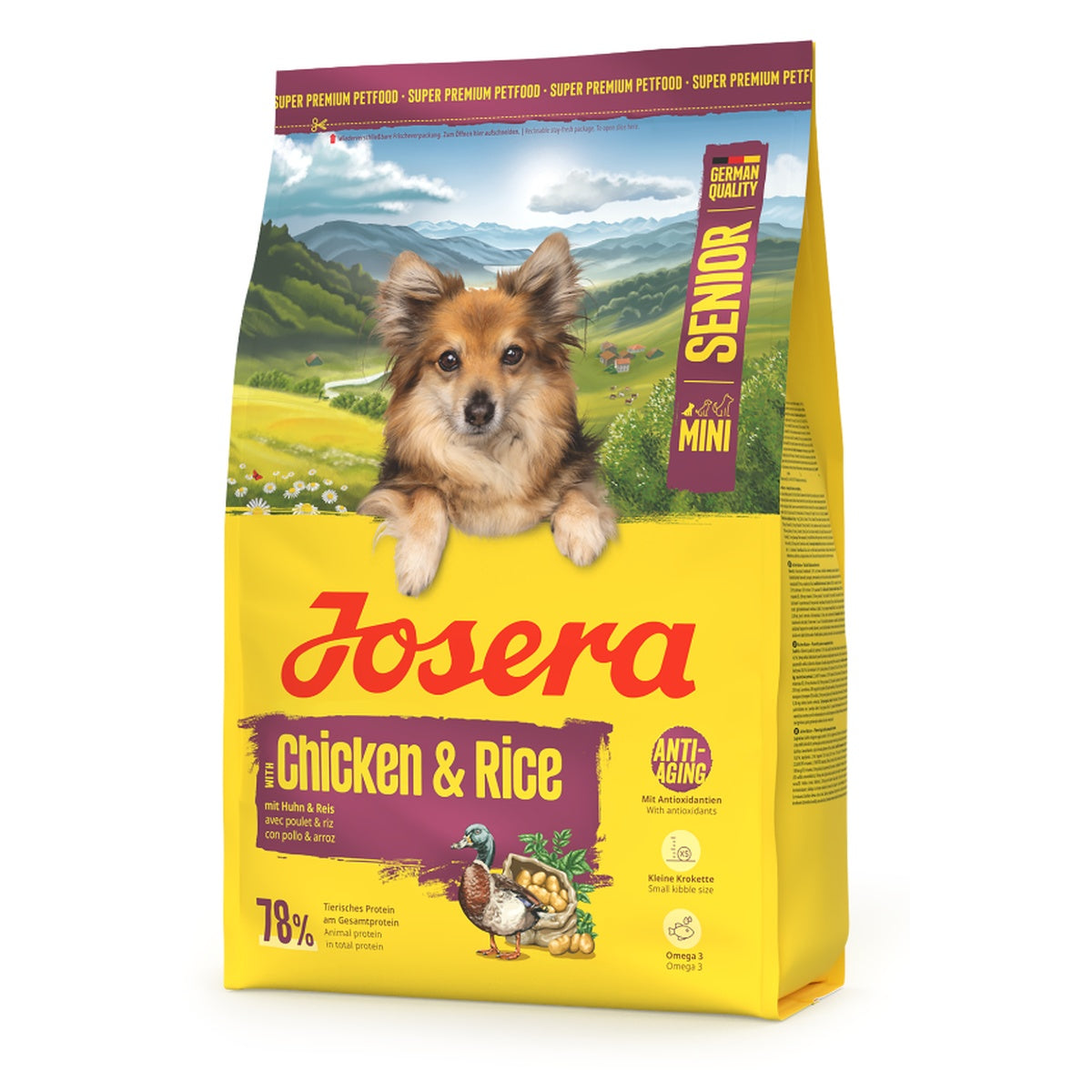 JOSERA MINI SENIOR CHICKEN/RICE 3KG