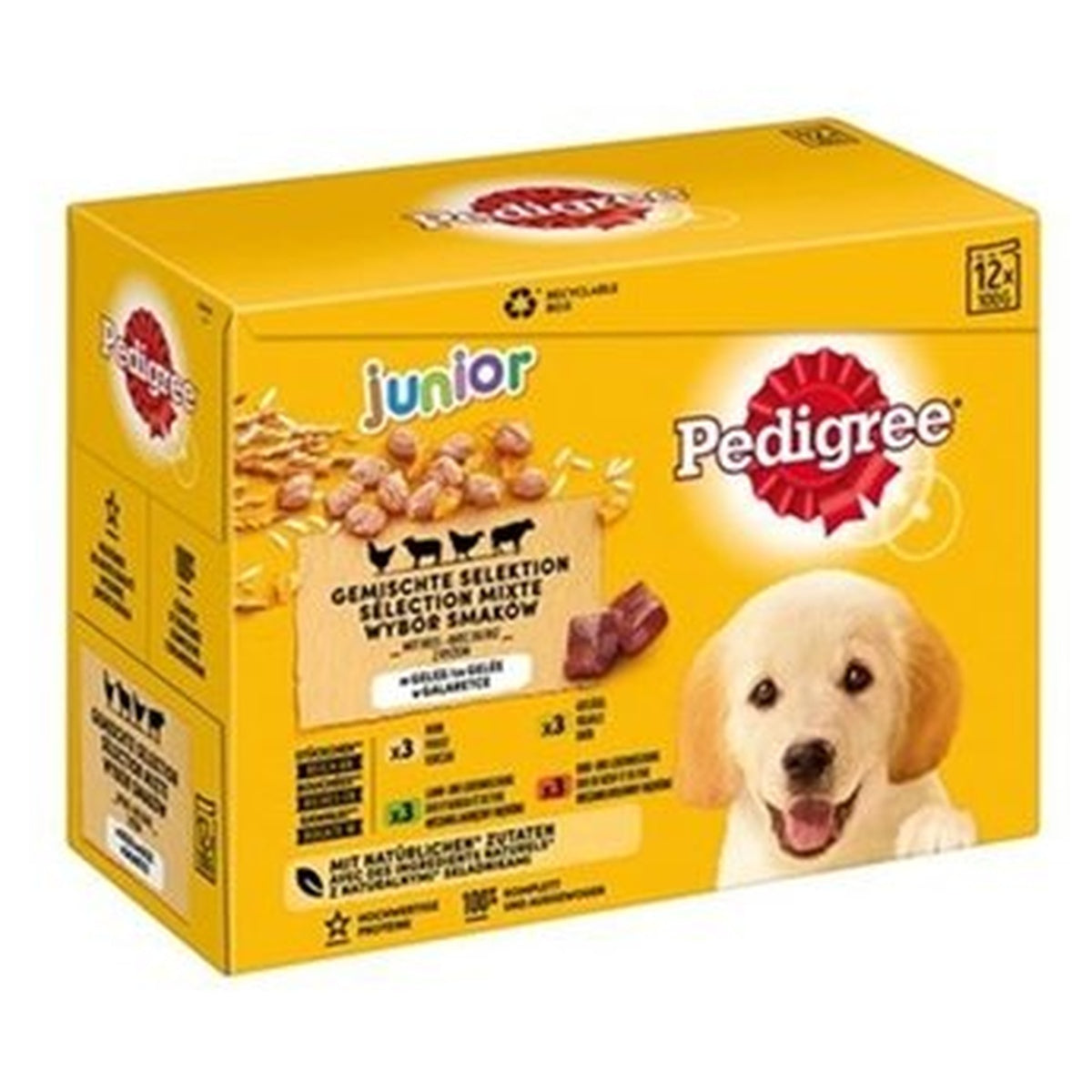 PED MP MAALTIJDZAKJES JUN 12X100GR