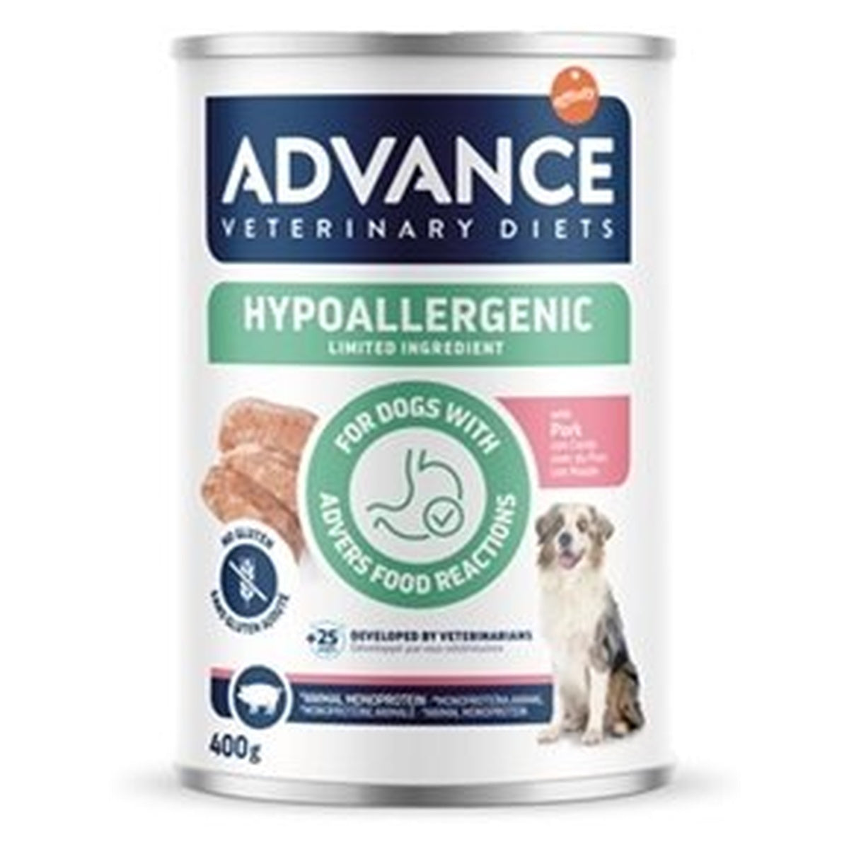 ADVANCE VET HYPOALLER PORK 6X400GR