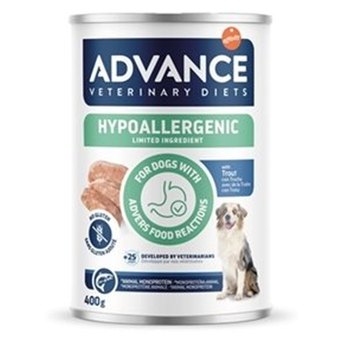 ADVANCE VET HYPOALLER TROUT 6X400GR