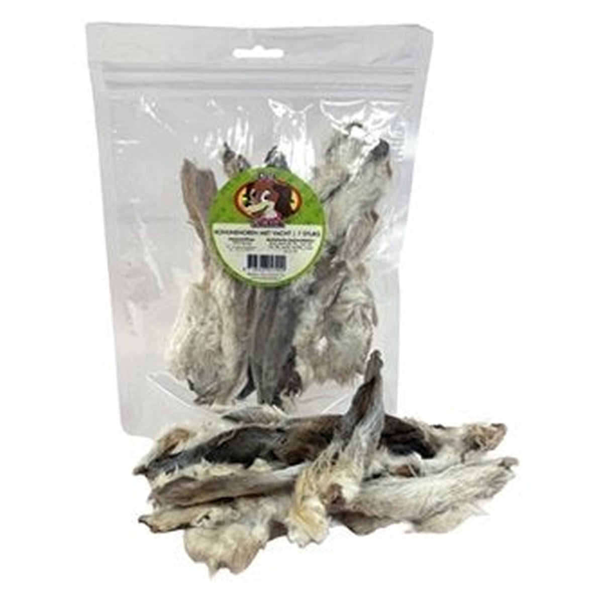 Petsnack Konijnenoren Met Vacht 7 stuks