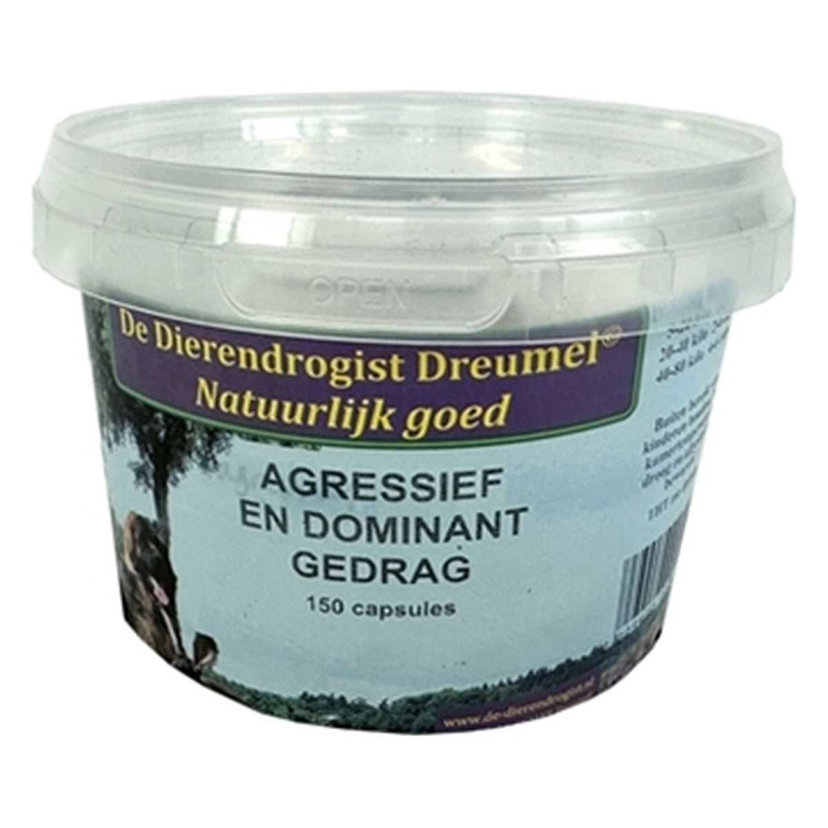 Dierendrogist Agressief/dominant capsules 150 st