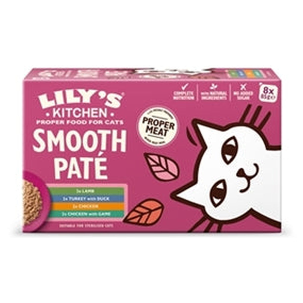 Lily's Kitchen CAT SMOOTH PATÉ 8X85GR