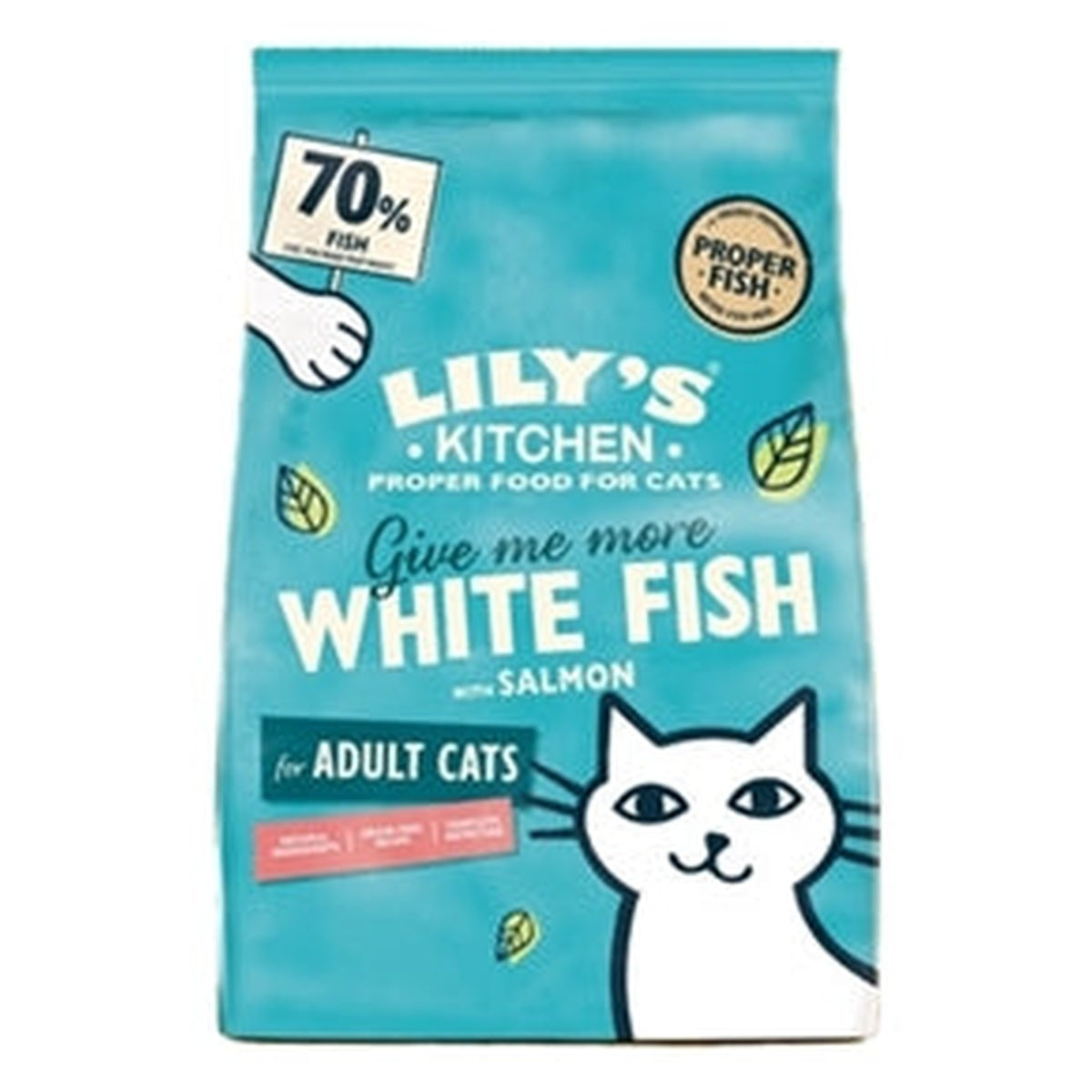 Lily's Kitchen CAT WHITE FISH/SALMON 800GR