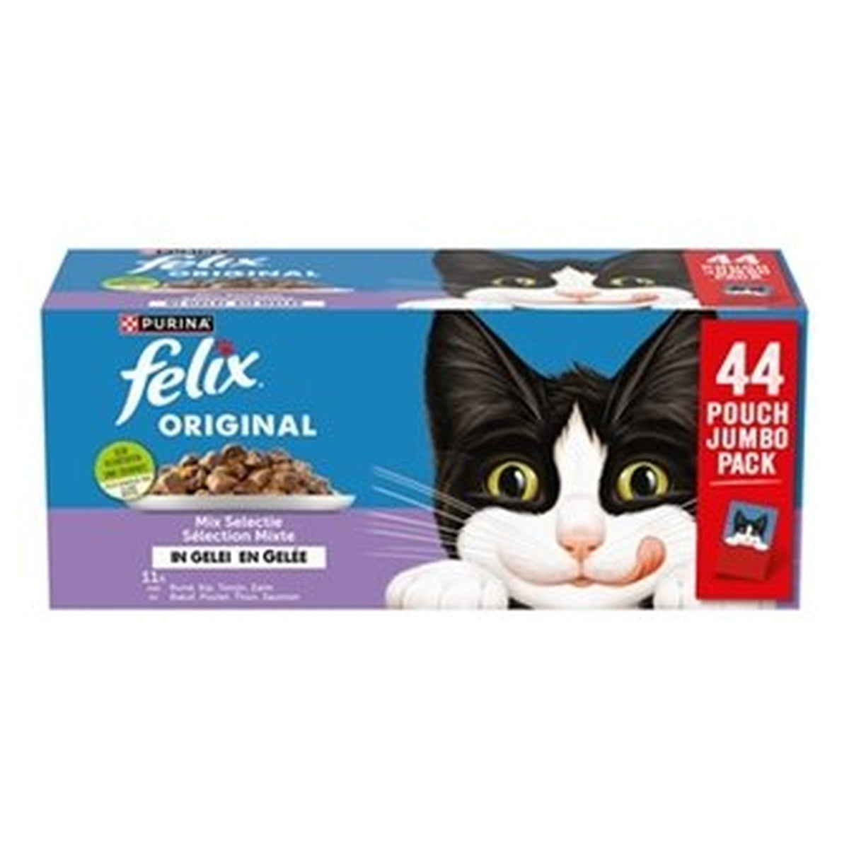 FELIX POUCH ORIG MIX BOX 44X85GR