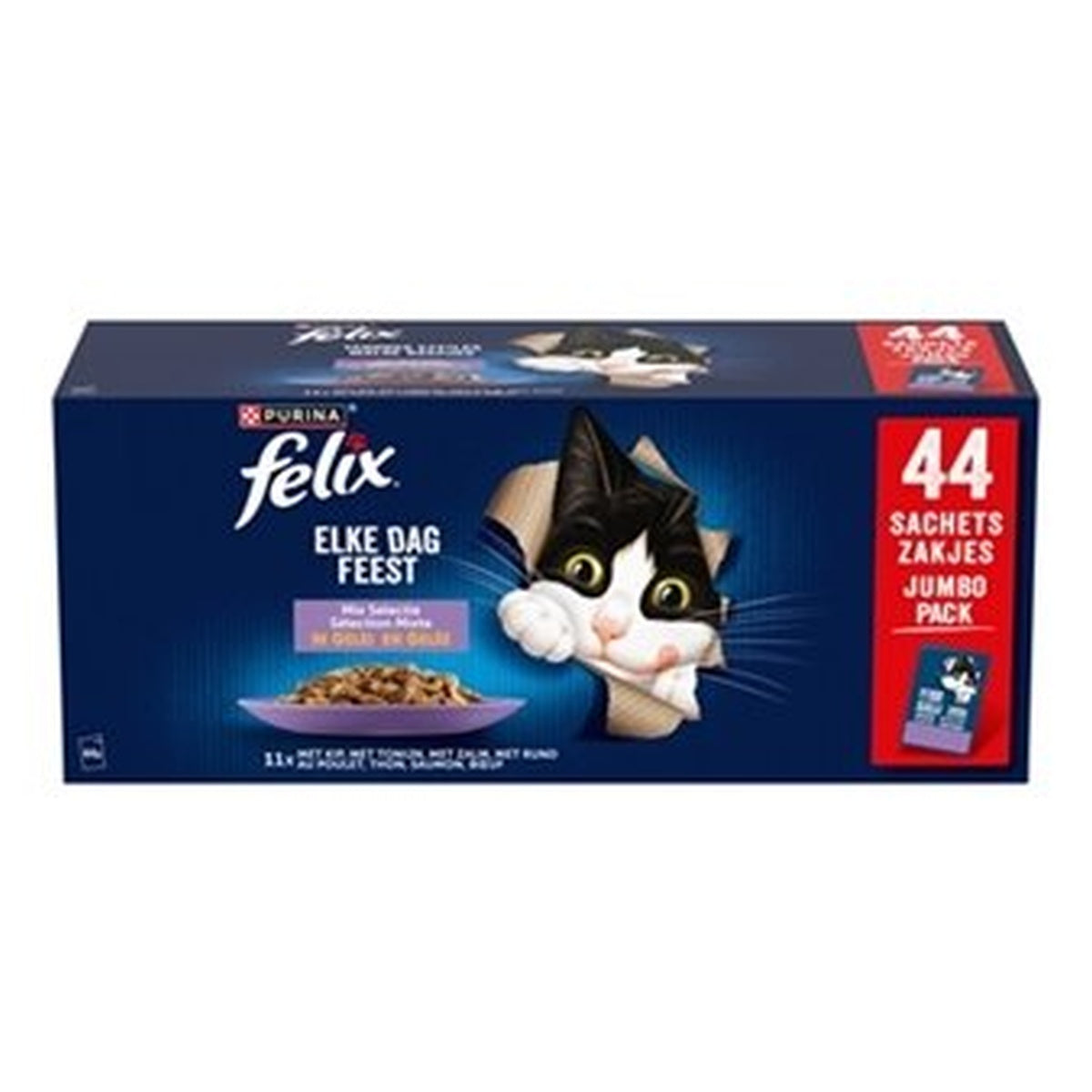 FELIX POUCH EDF MIX BOX 44X85GR