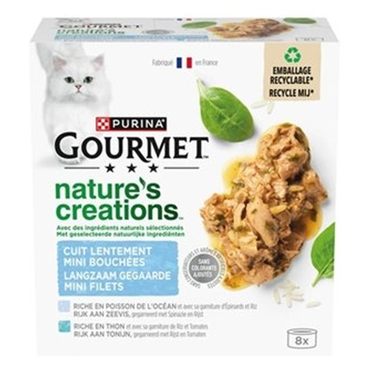 GOURM NATURES FILET ZEEVIS 8X85GR