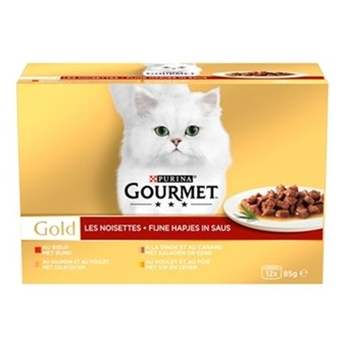 GOURMET 12-P HAPJES 12X85GR