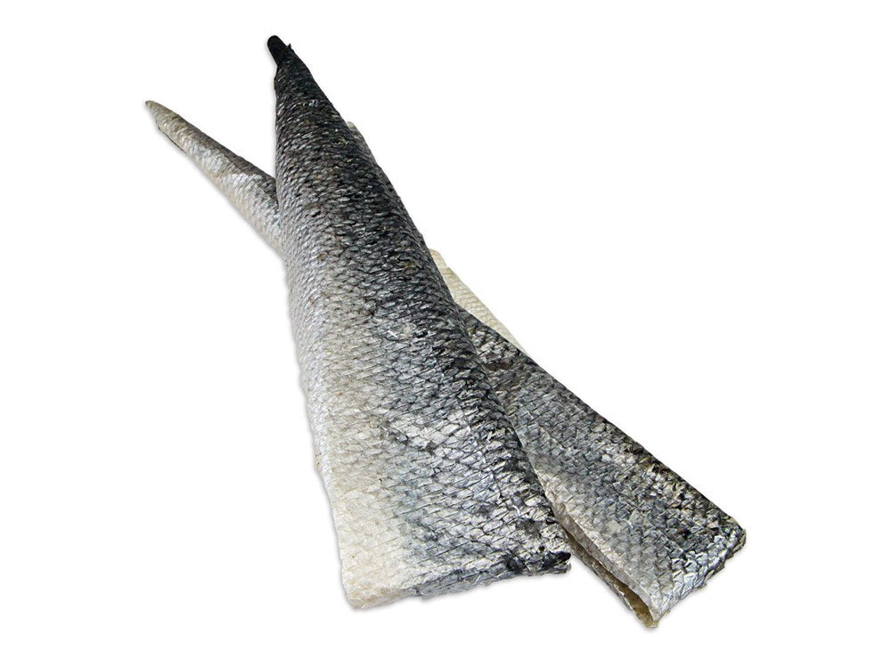 Gedroogde zalmhuid