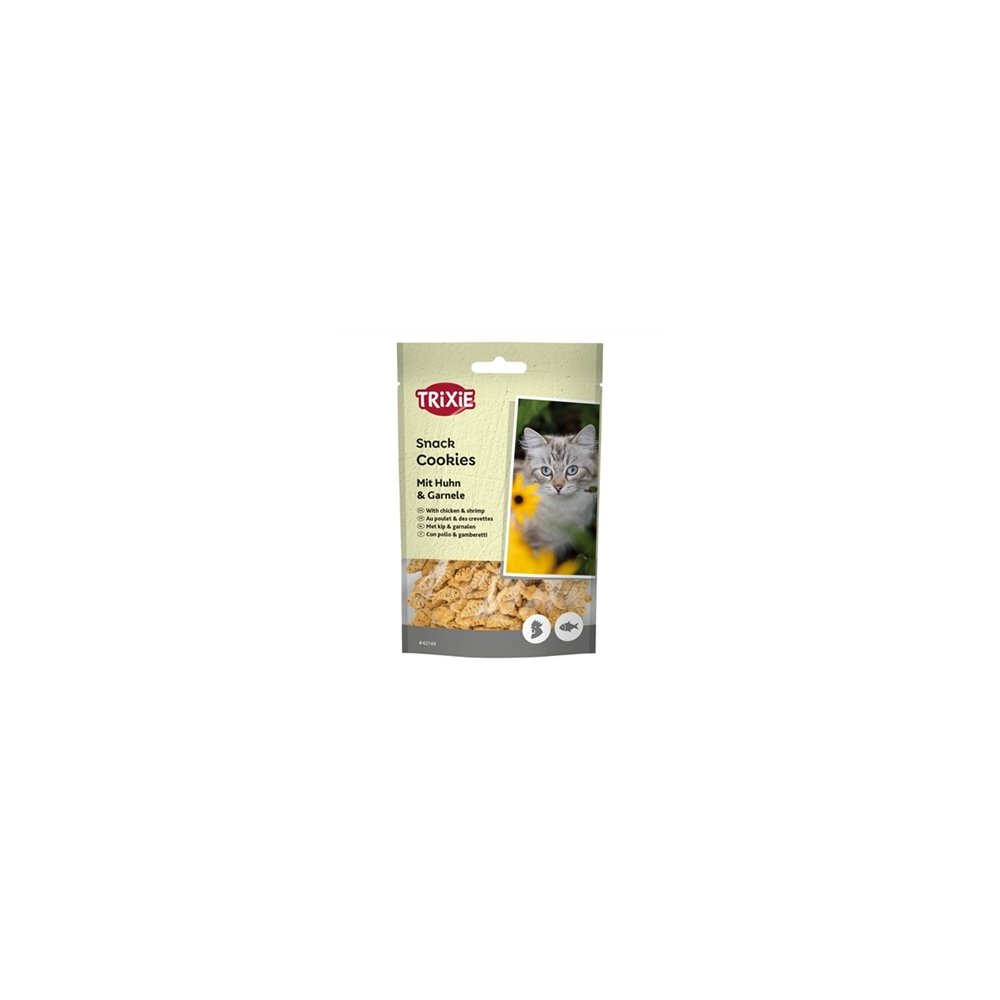 COOKIES MET KIP/GARNALEN 50GR