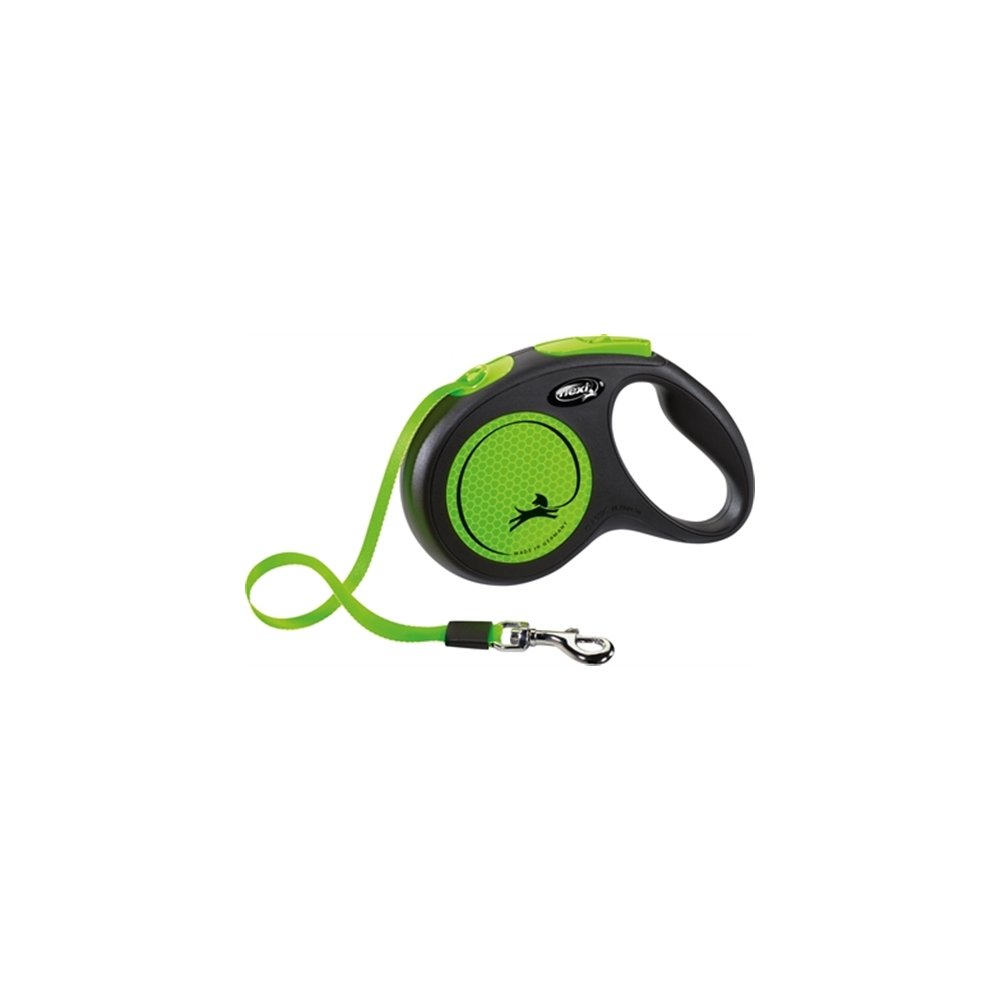 FLEXI NEW NEON TAPE ZW/GROEN M 5MTR
