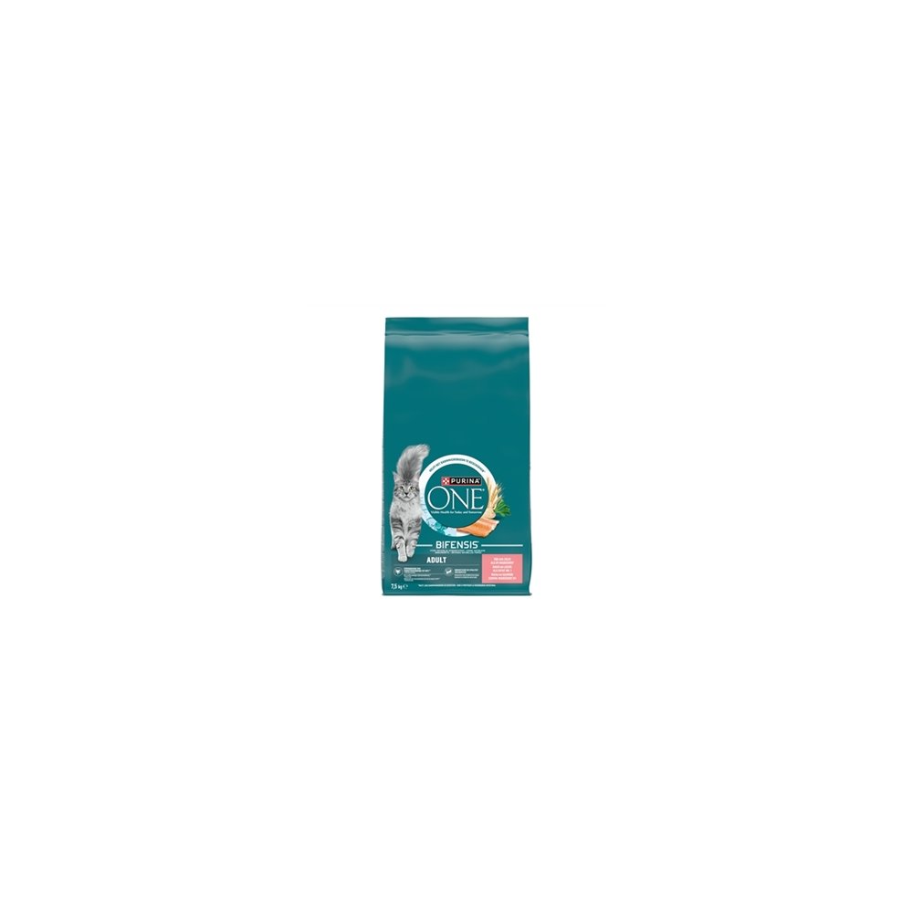PURINA ONE AD ZALM/GRANEN 7,5KG
