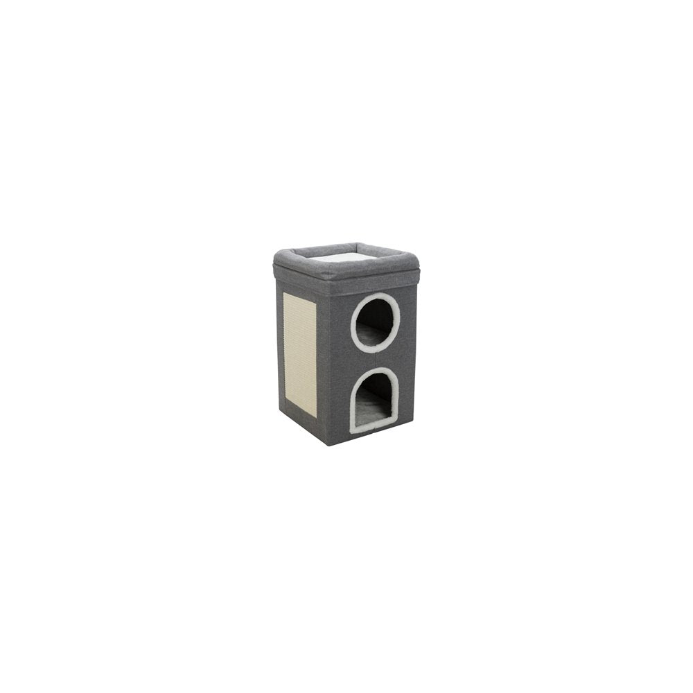 CAT TOWER SAUL GRIJS 39X39X64CM