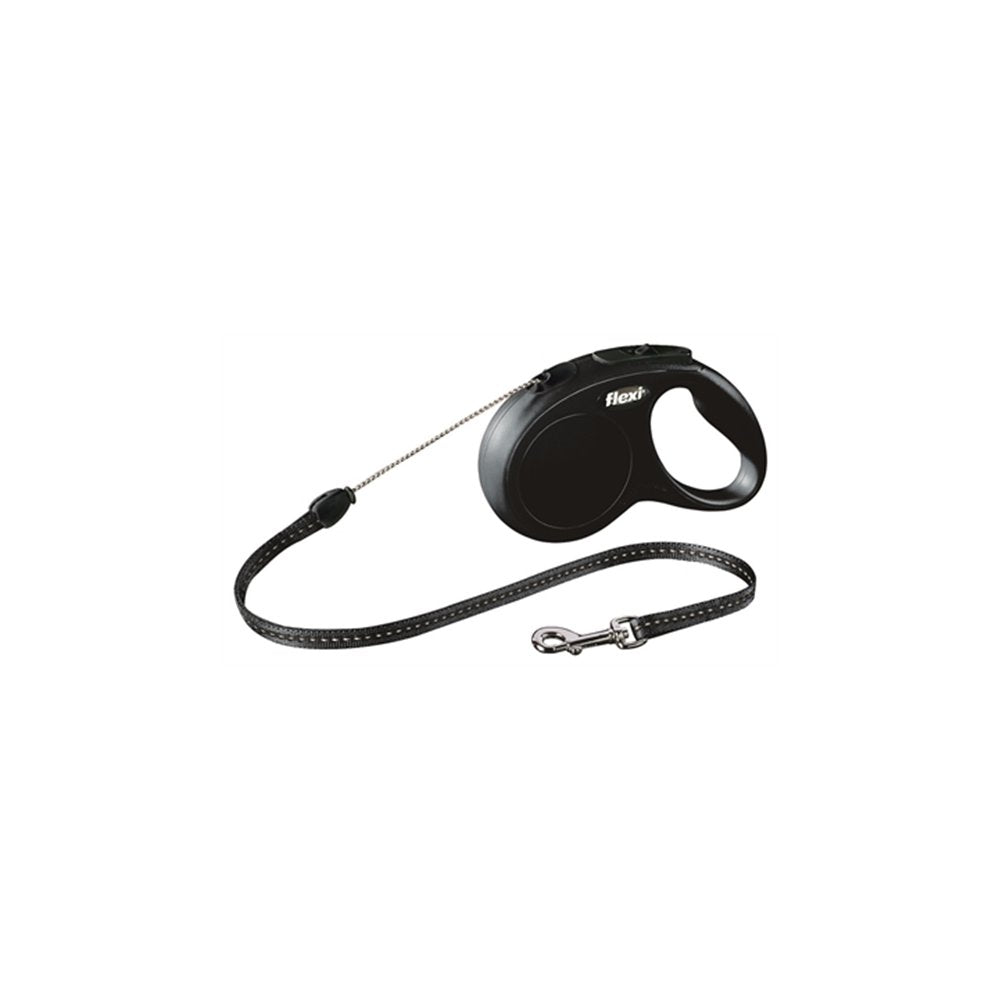 FLEXI CLASSIC CORD ZWART S 5MTR