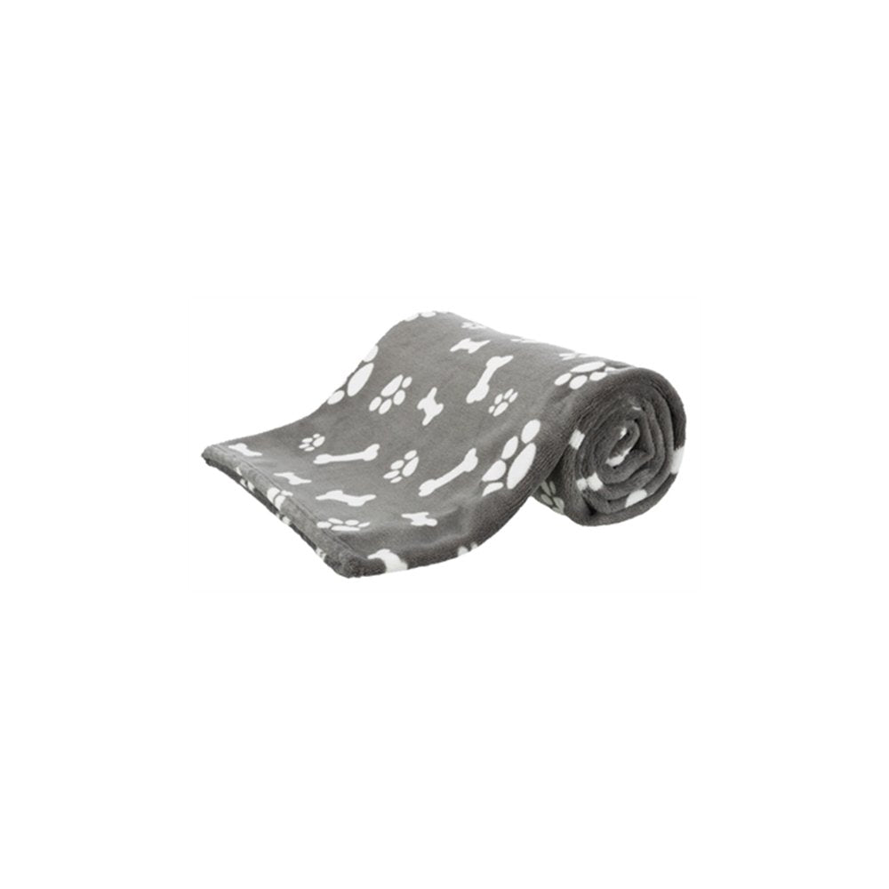 FLEECE DEKEN KENNY GRIJS 150X100CM