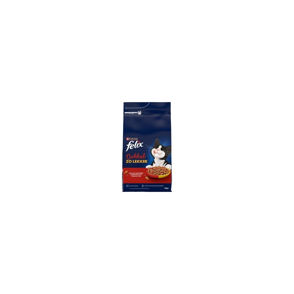 FELIX DUBBEL ZO LEKKER RUND/KIP 4KG