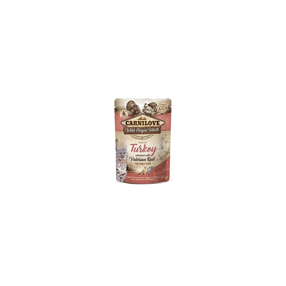 CARNILOVE CAT POUCH TURKEY 24X85