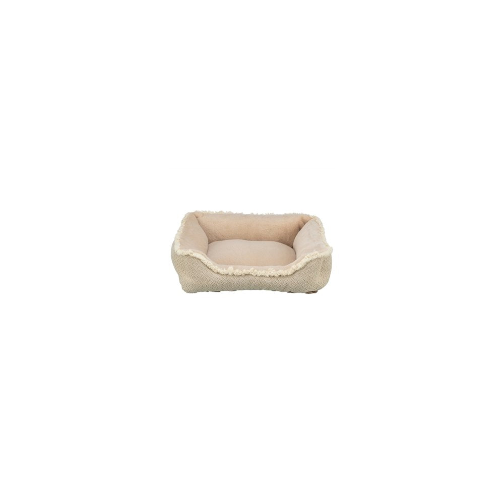 MAND BOHO RECHTHOEK BEIGE 80X60CM