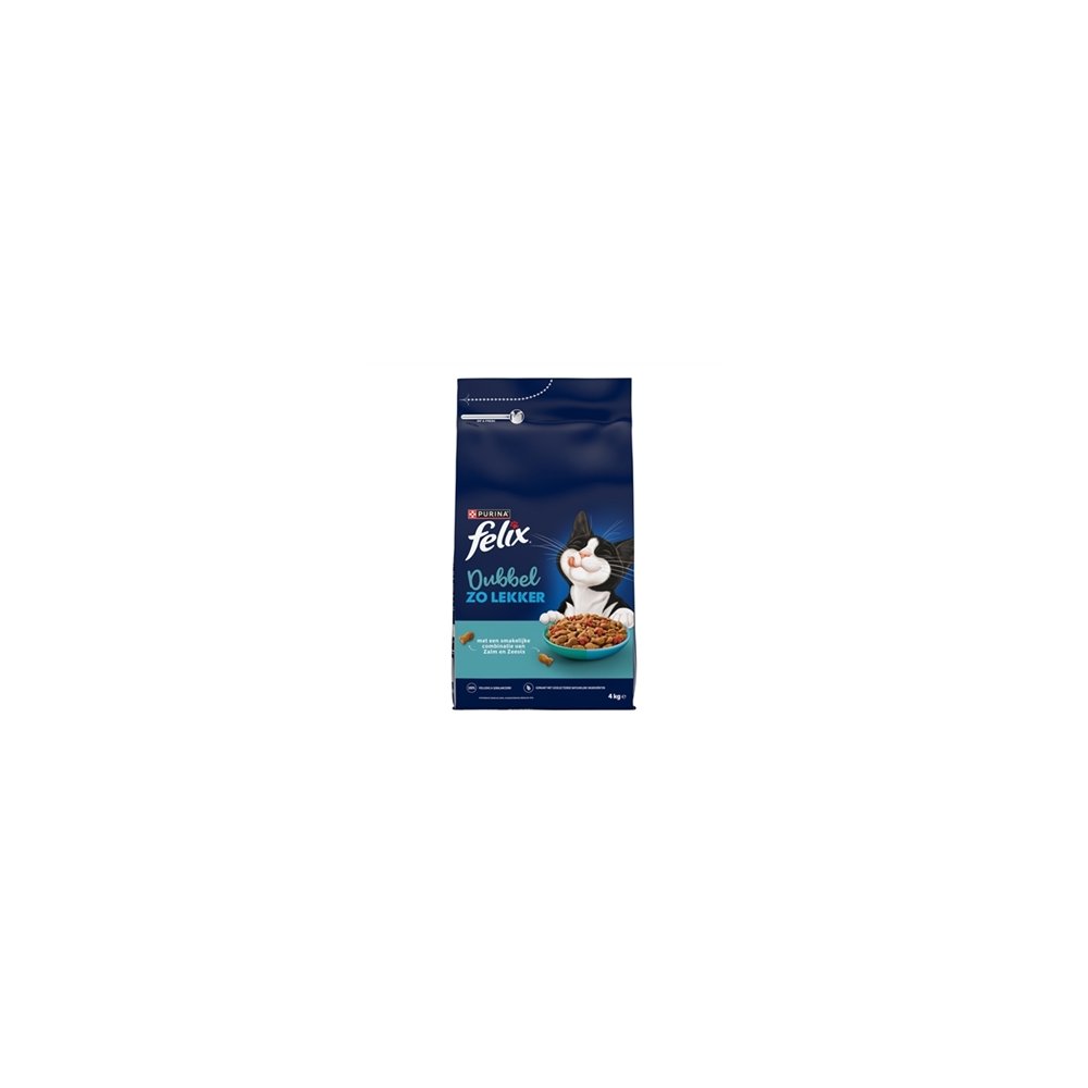 FELIX DUBBEL ZO LEKKER ZALM/VIS 4KG