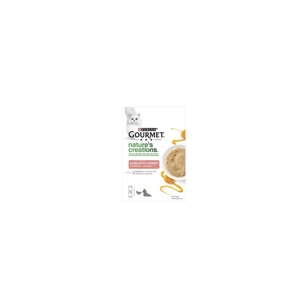GOURMET NATURES PUREE ZALM 11X5X10G