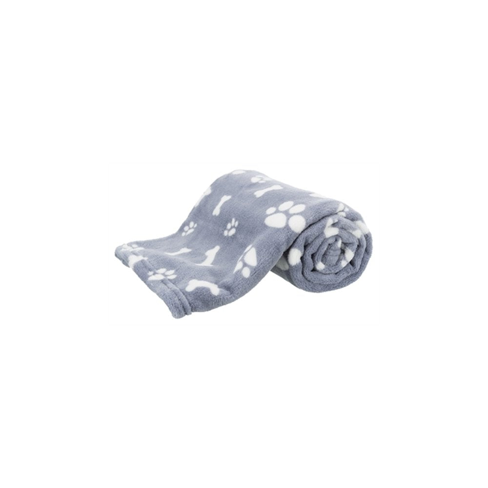 FLEECE DEKEN KENNY BLAUW 75X50CM