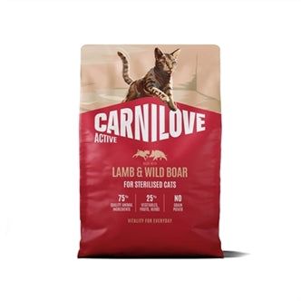 Carnilove ACTIVE STER LAMB/BOAR 2KG