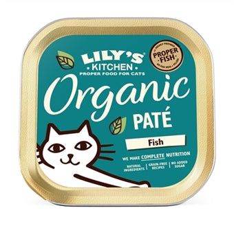 Lily's Kitchen CAT ORGANIC PATE FISH 19X85GR