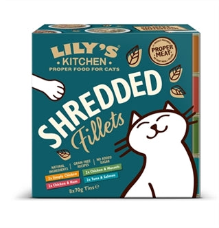 Lily's Kitchen CAT SHREDDED FILLETS Multipack 8X7