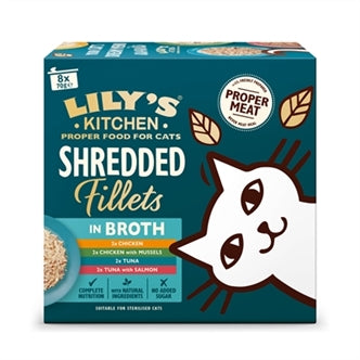 Lily's Kitchen CAT SHREDDED FILLETS Multipack 8X70GR